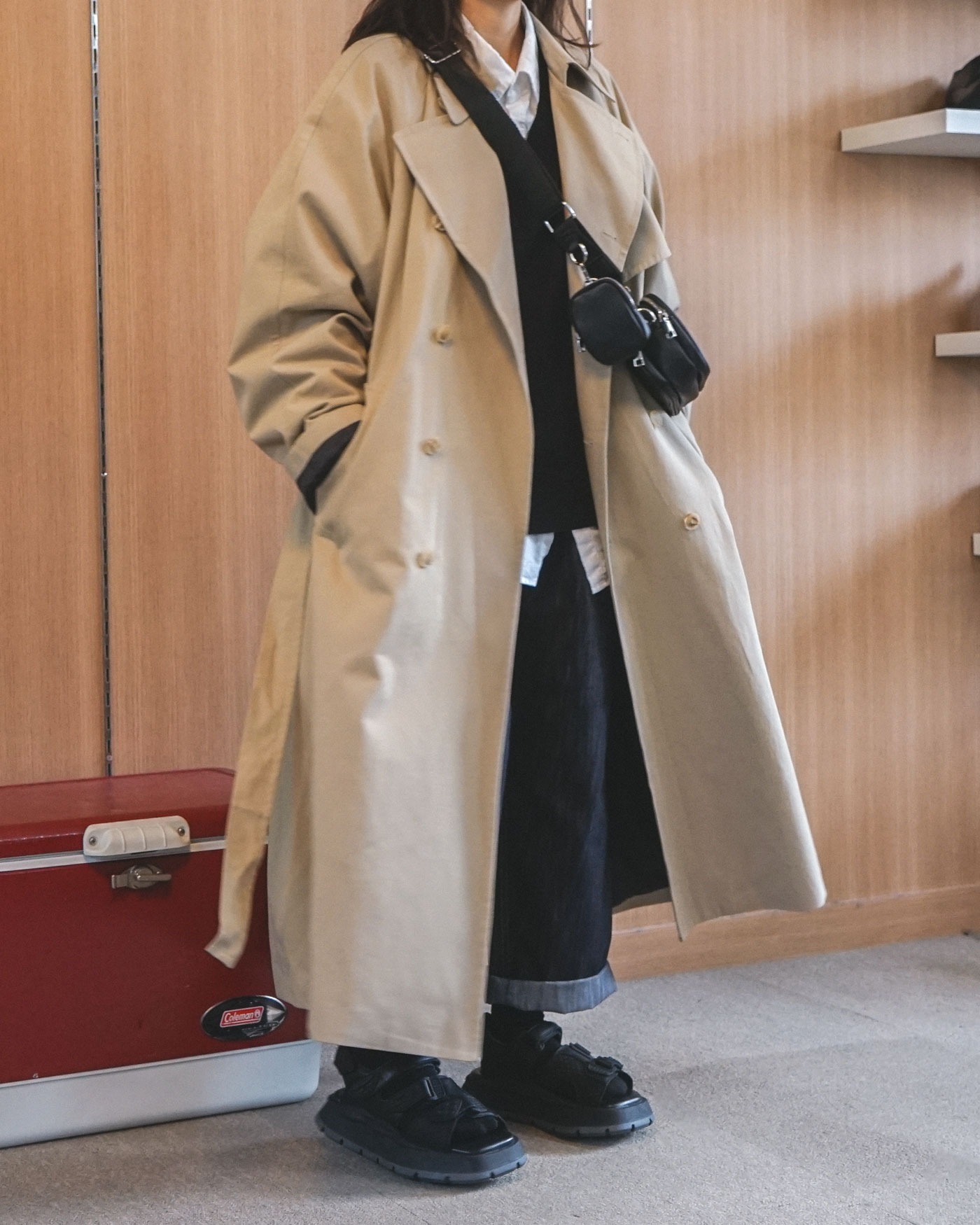 WINDS LONG TRENCH COAT